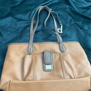 Medium brown boc purse